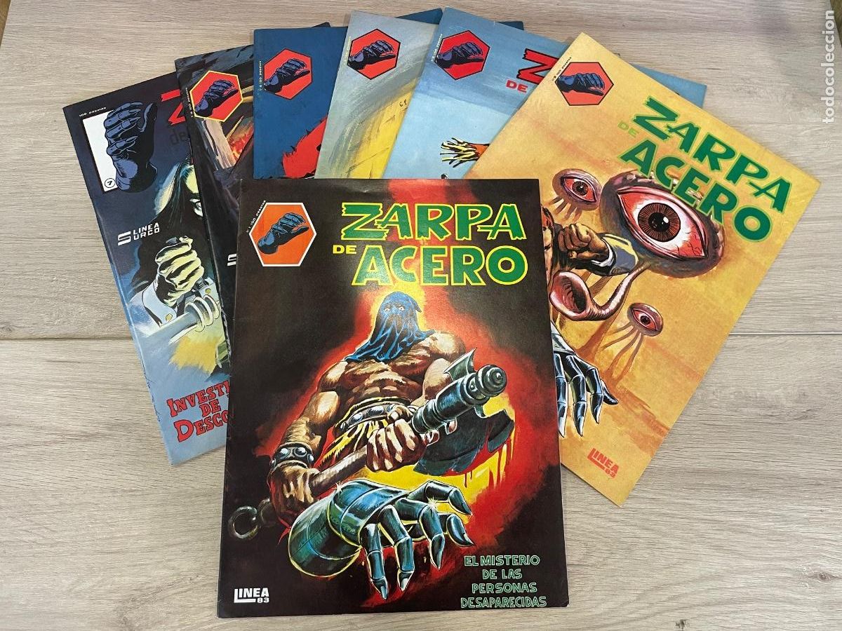 C&oacute;mics: Zarpa de Acero / Linea 83 / Completo 7 n&uacute;meros / Ediciones Surco 1983