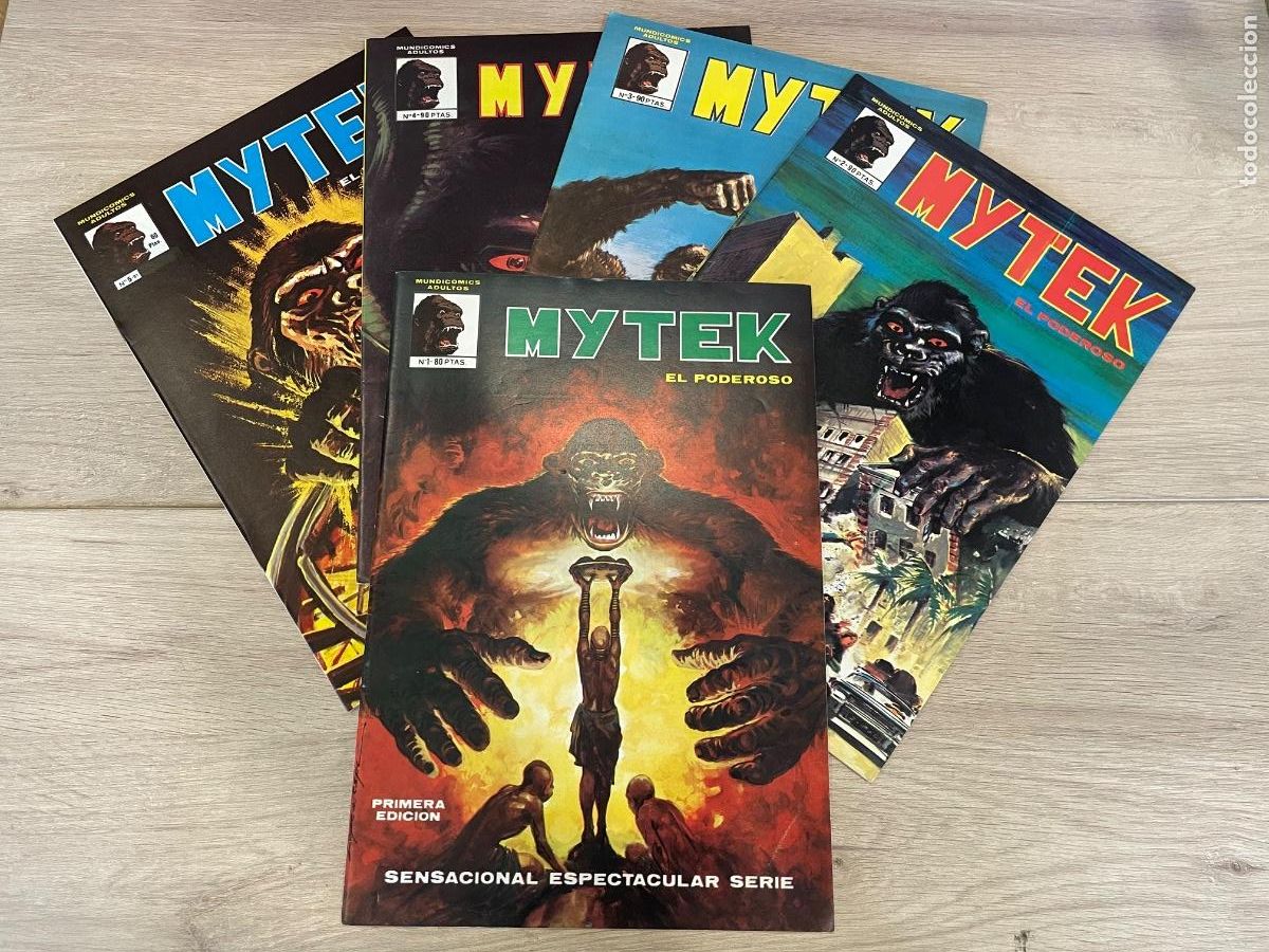 C&oacute;mics: Mytek El Poderoso / Completa 5 n&uacute;meros / 1 edc / Ediciones V&eacute;rtice 1981