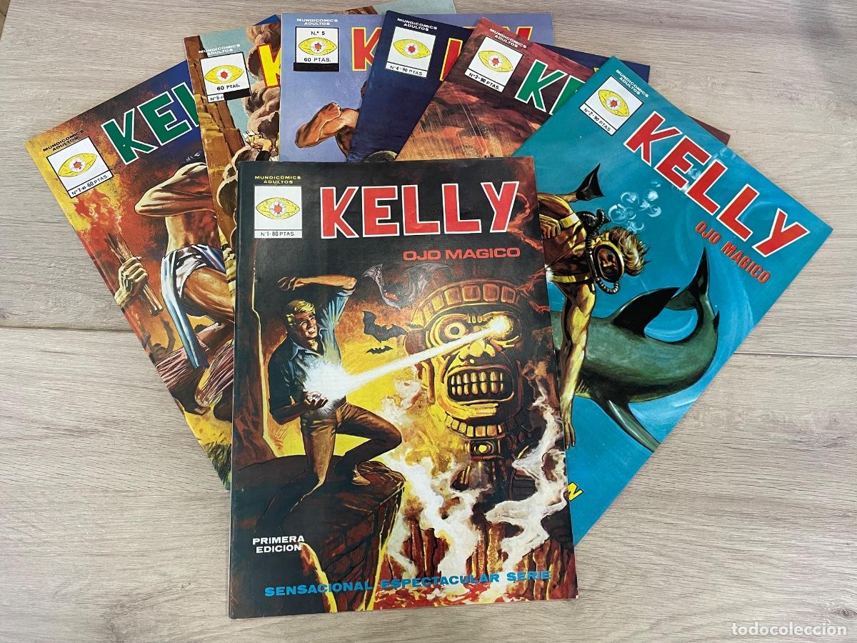 C&oacute;mics: Kelly Ojo M&aacute;gico / Completa 7 n&uacute;meros / Ediciones V&eacute;tice 1981