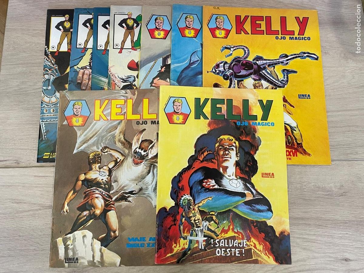 C&oacute;mics: Kelly Ojo M&aacute;gico / Completa 9 n&uacute;meros / Linea 83 / Ediciones Surco 1983