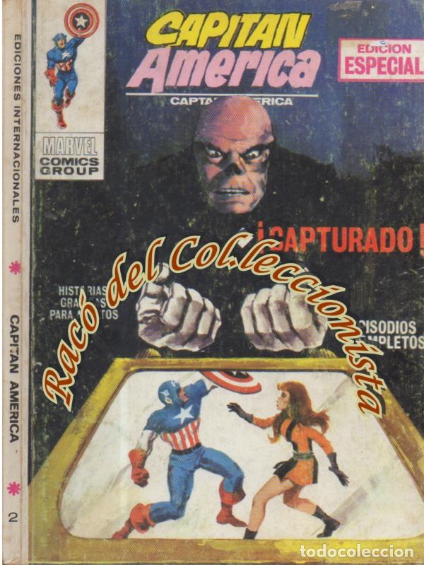 C&oacute;mics: CAPITAN AMERICA, V.1 N. 2 TITULO: &iexcl;CAPTURADO! ; VERTICE V.1; - Foto 1