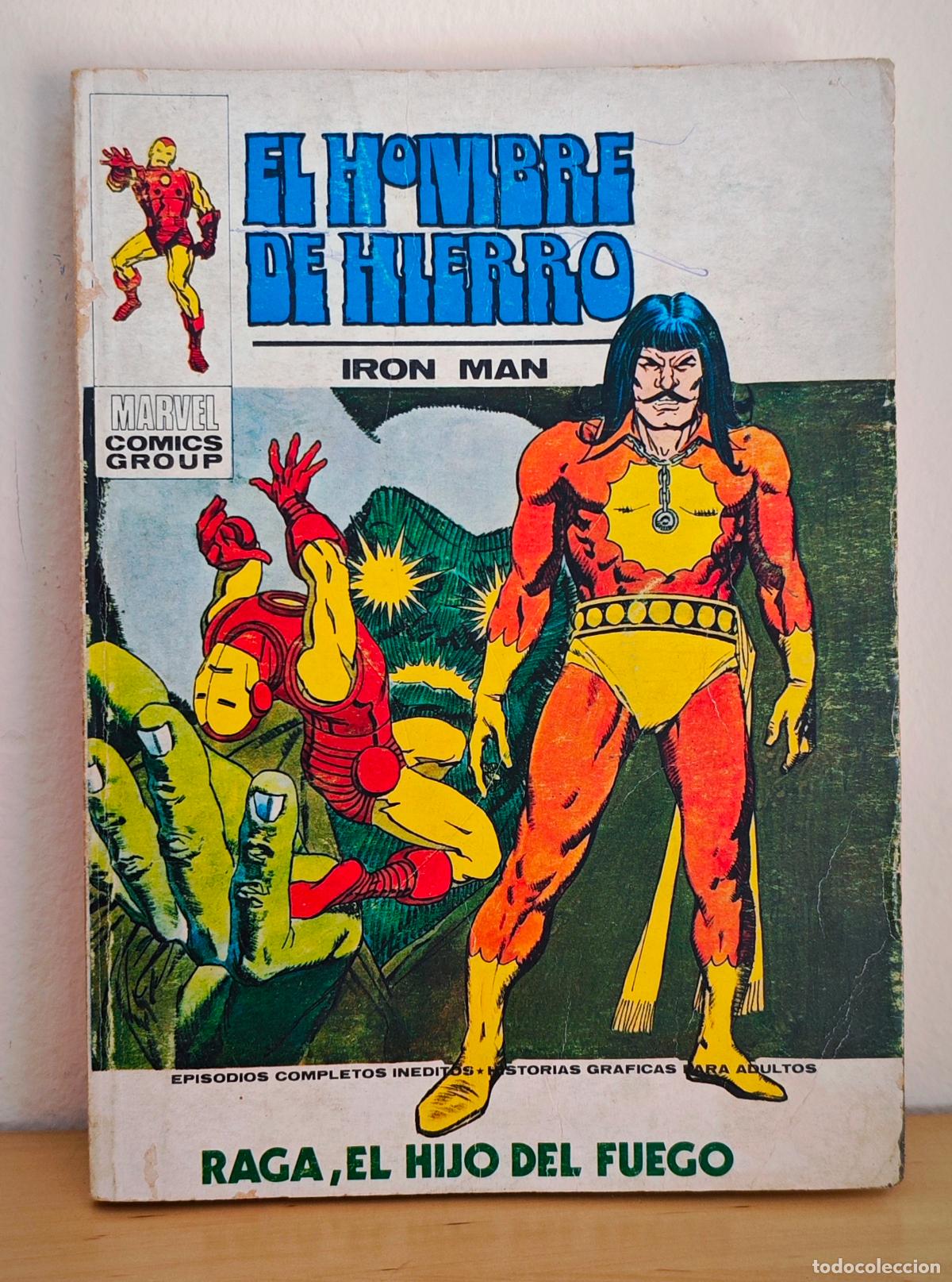 C&oacute;mics: IRON MAN (1969, VERTICE) - EL HOMBRE DE HIERRO- 27 - 19723- RAGA EL HIJO DEL VIENTO - TACO