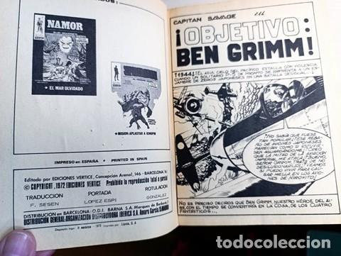 C&oacute;mics: HEROES MARVEL n&ordm; 9. Ed Vertice. Vol 1. OBJETIVO: BEN GRIMM - Foto 4