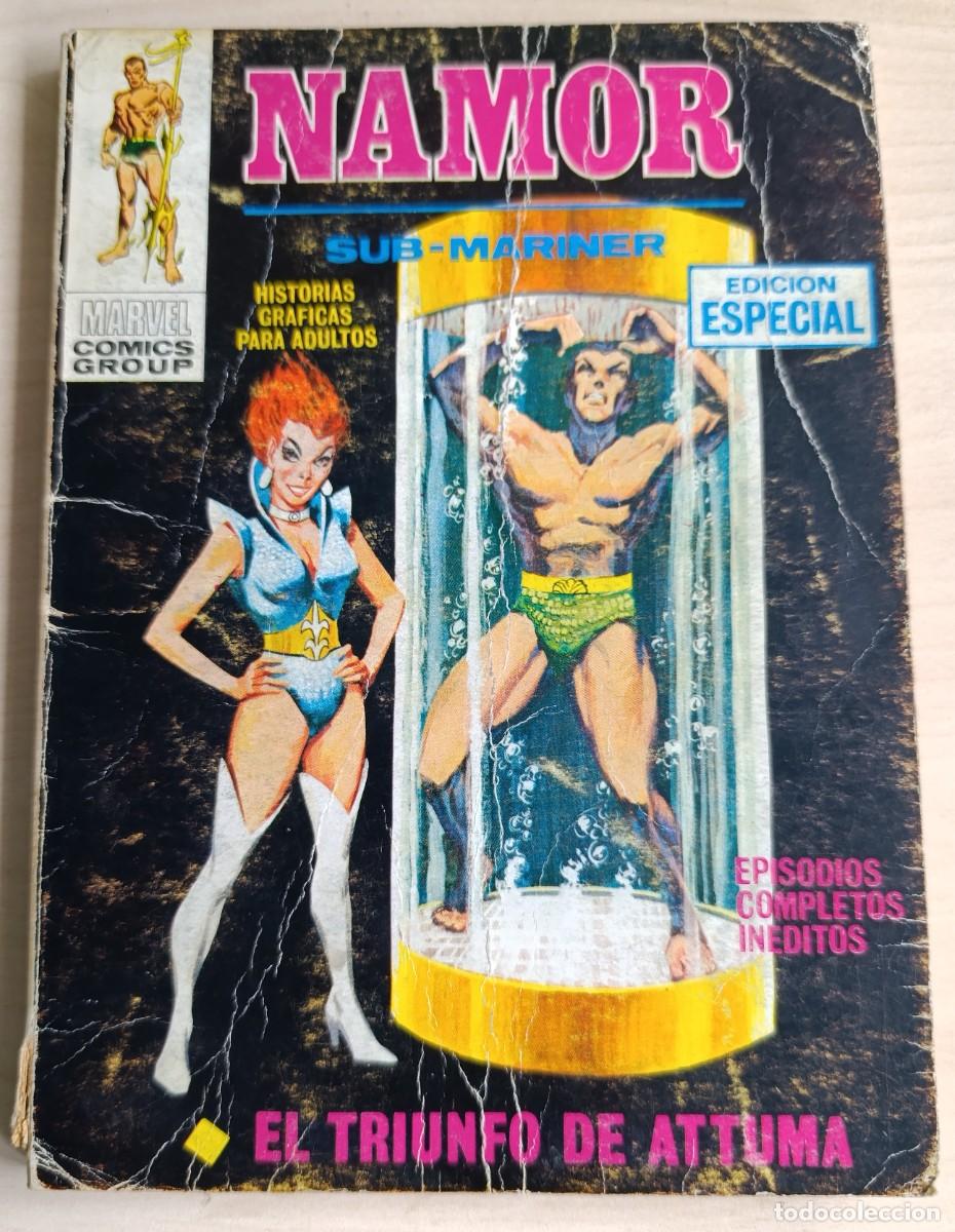 C&oacute;mics: NAMOR n&ordm; 14. &lsquo;EL TRIUNFO DE ATTUMA&rsquo;. Ed Vertice. Vol 1.