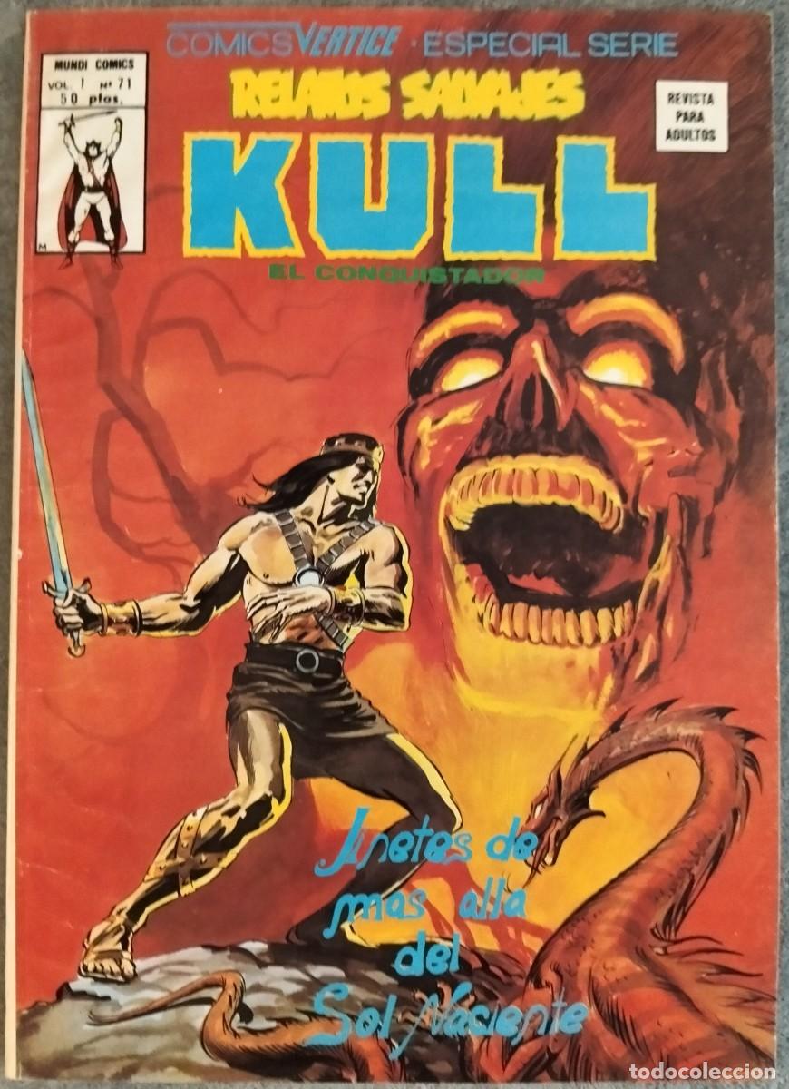 C&oacute;mics: RELATOS SALVAJES VOL. 1, N&ordm; 71: KULL EL CONQUISTADOR - EDICIONES V&Eacute;RTICE