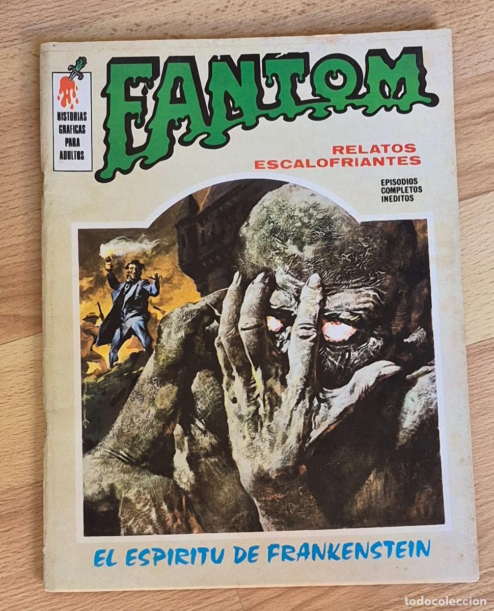 C&oacute;mics: FANTOM N&ordm; 5 - EL ESPIRITU DE FRANKENSTEIN - VERTICE TERROR - MUY BIEN CONSERVADO