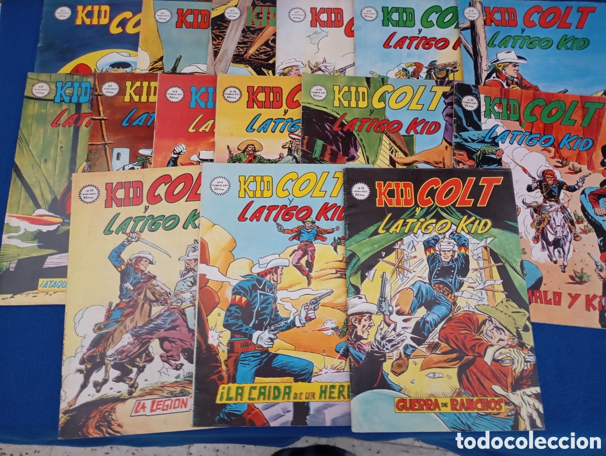 C&oacute;mics: KID COLT - COMPLETA 15 N&Uacute;MEROS - V&Eacute;RTICE - Foto 1