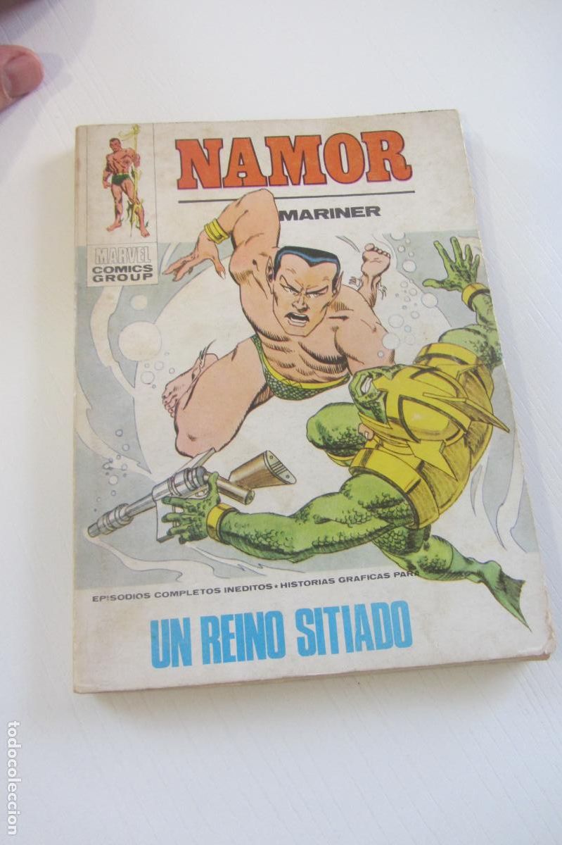 C&oacute;mics: NAMOR. N&ordm; 31. UN REINO SITIADO. EDICIONES VERTICE. (FORMATO TACO). 1973. arx255