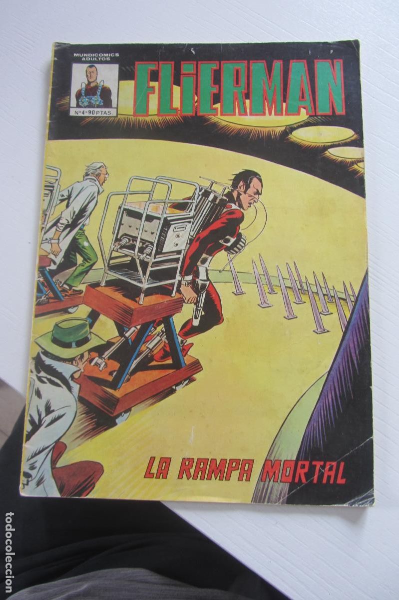 C&oacute;mics: FLIERMAN. N&ordm; 4.- LA RAMPA MORTAL. 2&ordf; PARTE. MUNDI COMICS. ED. VERTICE arx168