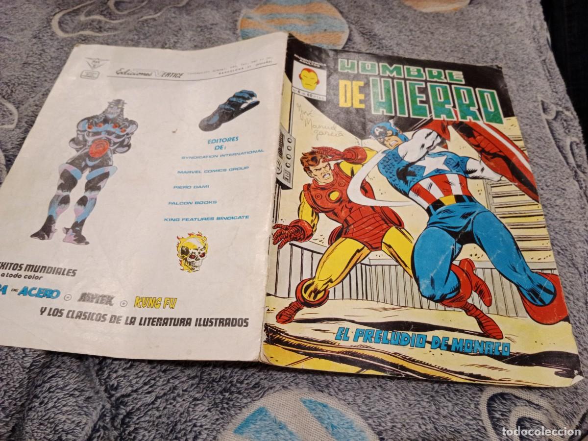 C&oacute;mics: HOMBRE DE HIERRO N&ordm;6-82 - EL PRELUDIO DE MONACO - EDICIONES VERTICE 1981