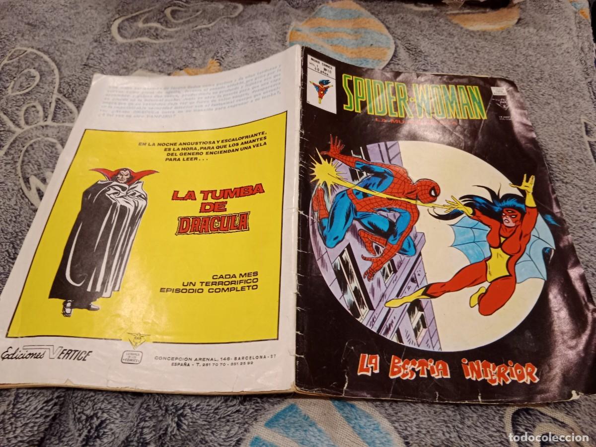 C&oacute;mics: SPIDER-WOMAN LA MUJER ARA&Ntilde;A VOL.1 N&deg;10 LA BESTIA INTERIOR-MUNDIC&Oacute;MICS EDICIONES V&Eacute;RTICE 1979