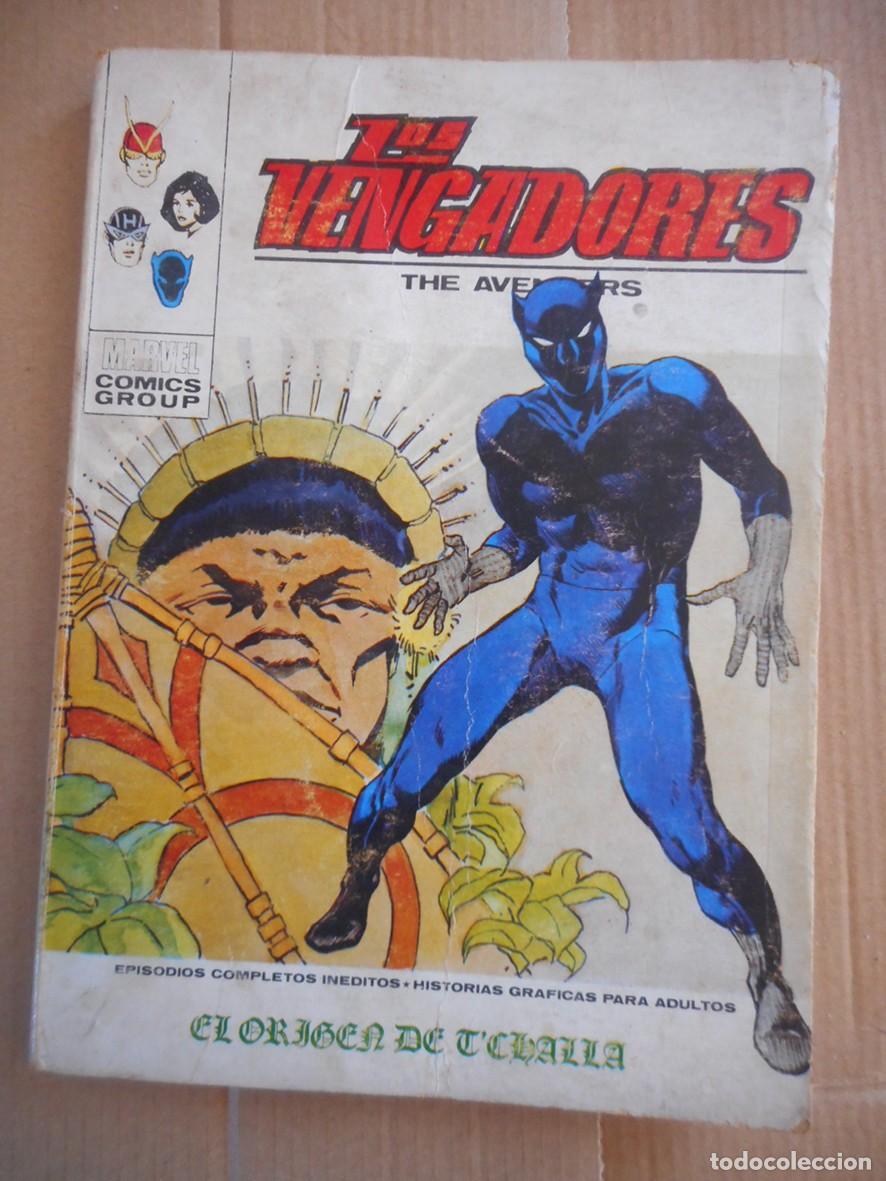 C&oacute;mics: LOS VENGADORES VOL.1 N&ordm;40 EL ORIGEN DE T&acute;CHALLA (V&Eacute;RTICE 1973)