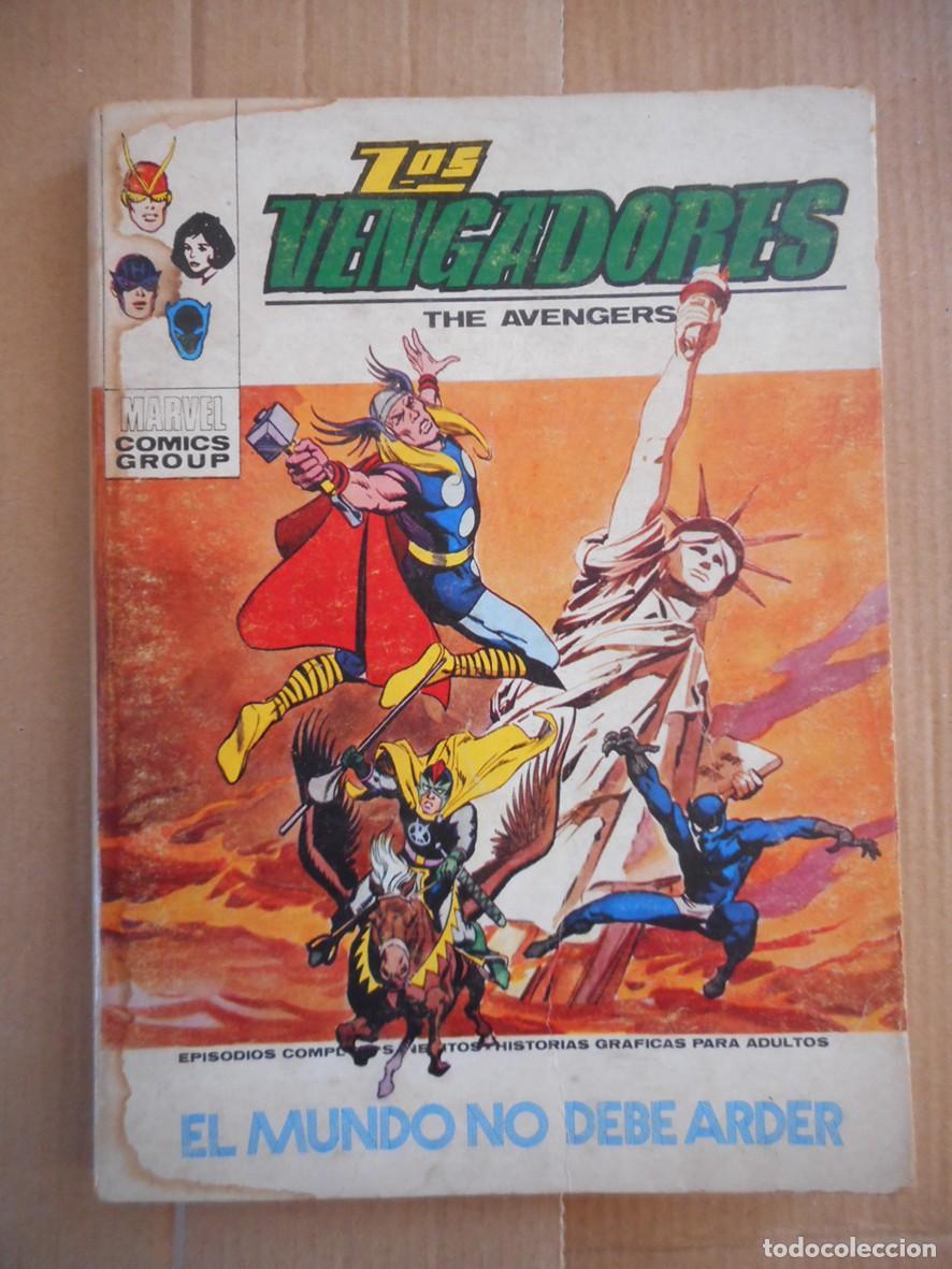 C&oacute;mics: LOS VENGADORES VOL.1 N&ordm;39 EL MUNDO NO DEBE ARDER (V&Eacute;RTICE 1973)
