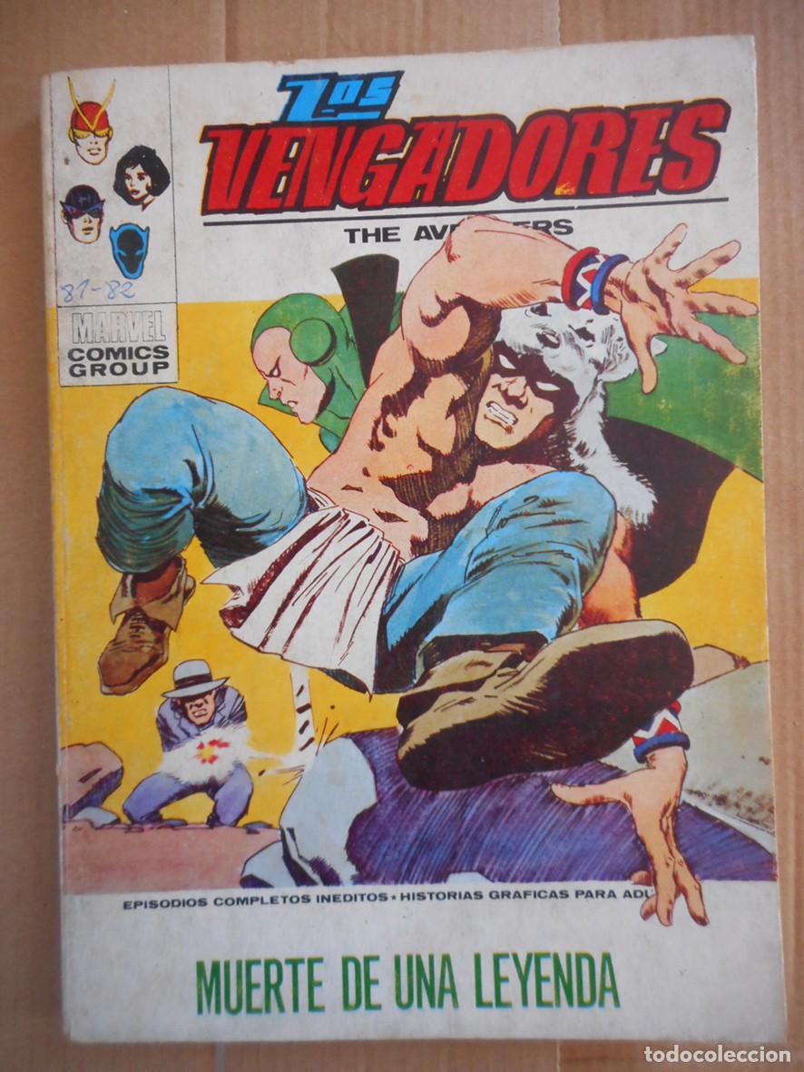 C&oacute;mics: LOS VENGADORES VOL.1 N&ordm;37 MUERTE DE UNA LEYENDA (V&Eacute;RTICE 1973)