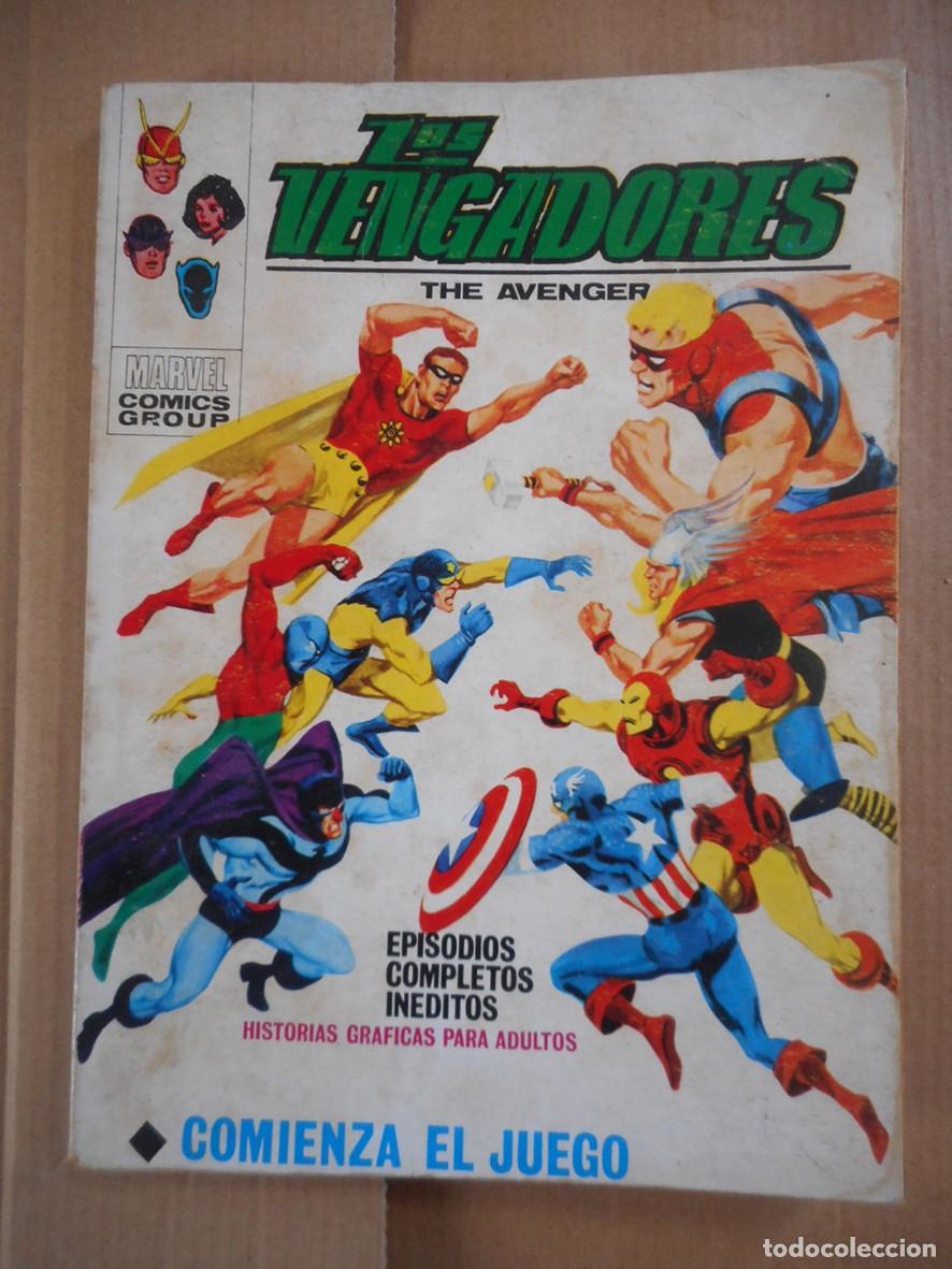 C&oacute;mics: LOS VENGADORES VOL.1 N&ordm;31 COMIENZA EL JUEGO (V&Eacute;RTICE 1972)