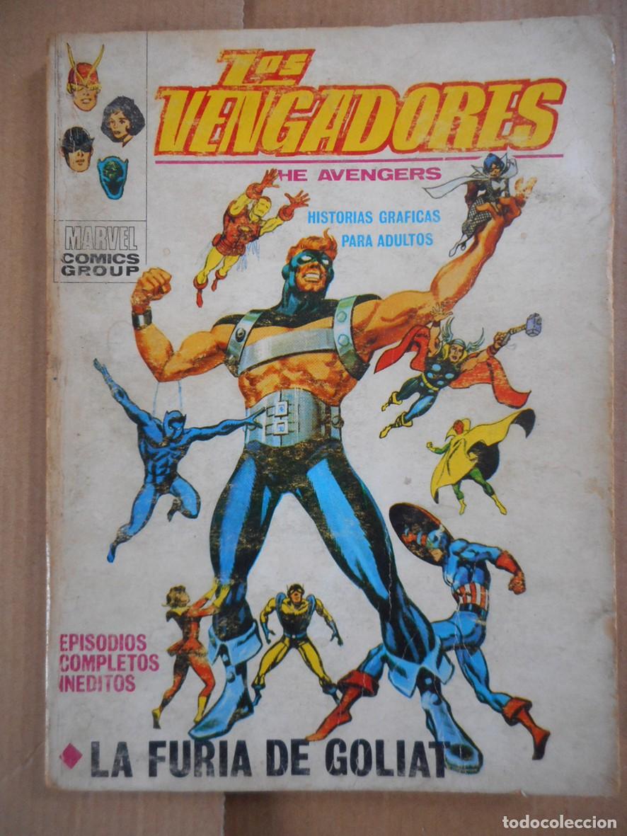 C&oacute;mics: LOS VENGADORES VOL.1 N&ordm;29 LA FURIA DE GOLIAT (V&Eacute;RTICE 1972)