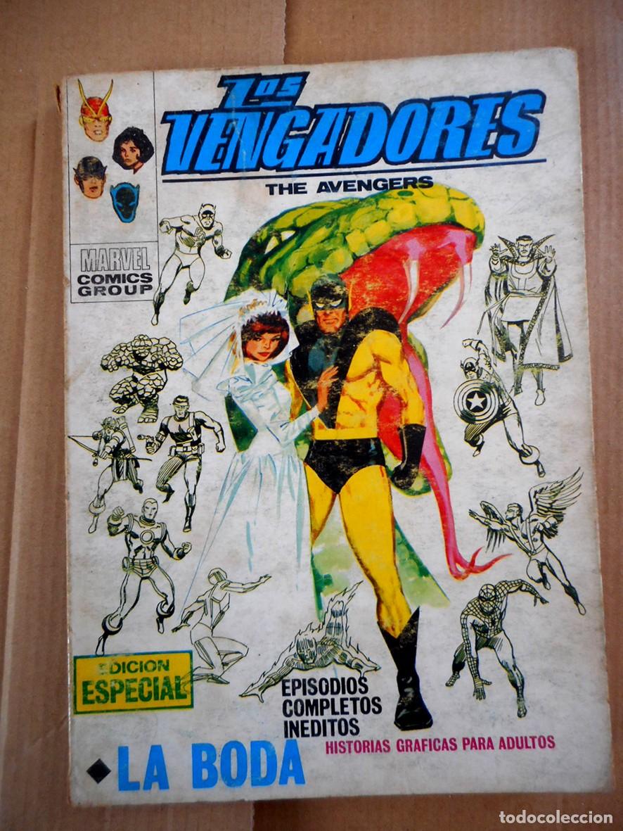 C&oacute;mics: LOS VENGADORES VOL.1 N&ordm;27 LA BODA (V&Eacute;RTICE 1972)