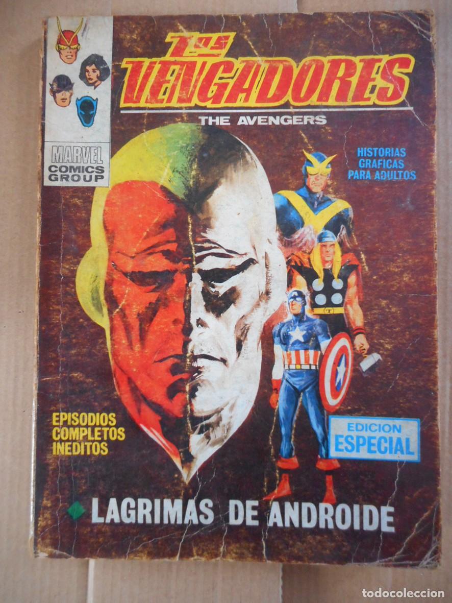 C&oacute;mics: LOS VENGADORES VOL.1 N&ordm;26 L&Aacute;GRIMAS DE ANDROIDE (V&Eacute;RTICE 1971)