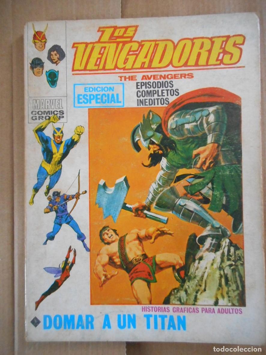 C&oacute;mics: LOS VENGADORES VOL.1 N&ordm;22 DOMAR A UN TIT&Aacute;N (V&Eacute;RTICE 1971)