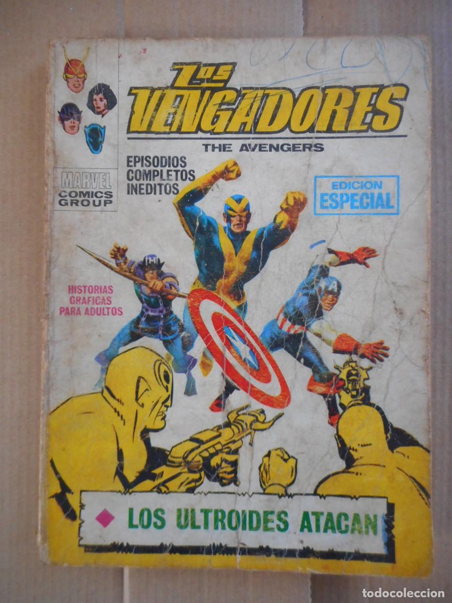 C&oacute;mics: LOS VENGADORES VOL.1 N&ordm;16 LOS ULTROIDES ATACAN (V&Eacute;RTICE 1970)