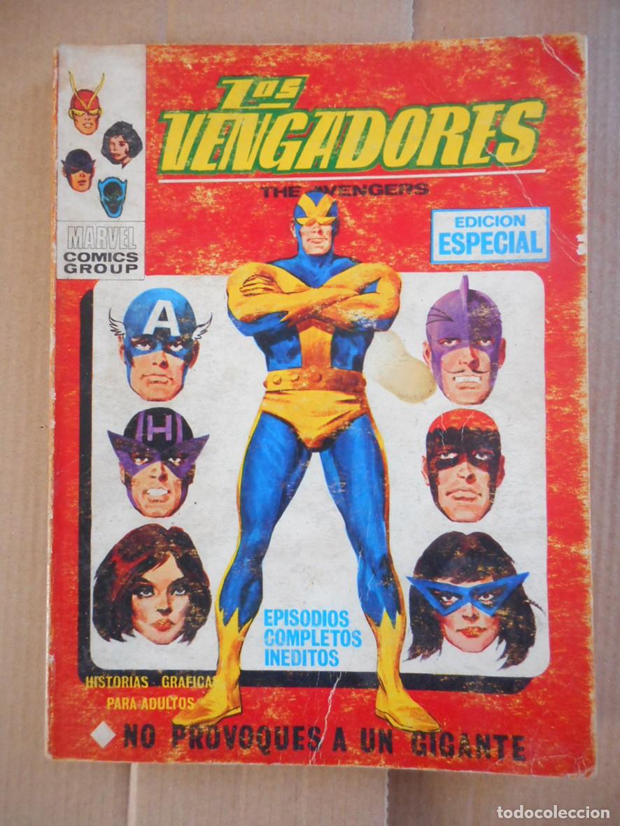 C&oacute;mics: LOS VENGADORES VOL.1 N&ordm;13 NO PROVOQUES A UN GIGANTE (V&Eacute;RTICE 1970)