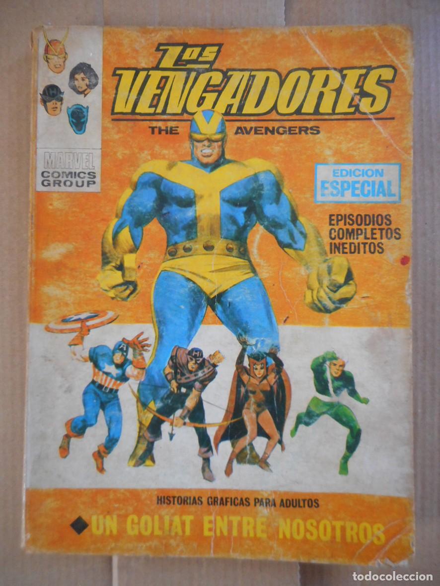 C&oacute;mics: LOS VENGADORES VOL.1 N&ordm;12 UN GOLIAT ENTRE NOSOTROS (V&Eacute;RTICE 1970)