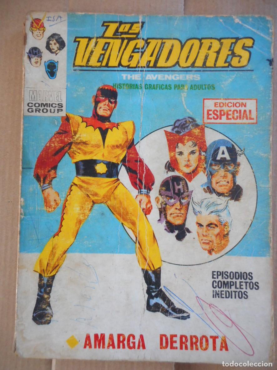 C&oacute;mics: LOS VENGADORES VOL.1 N&ordm;10 AMARGA DERROTA (V&Eacute;RTICE 1970)