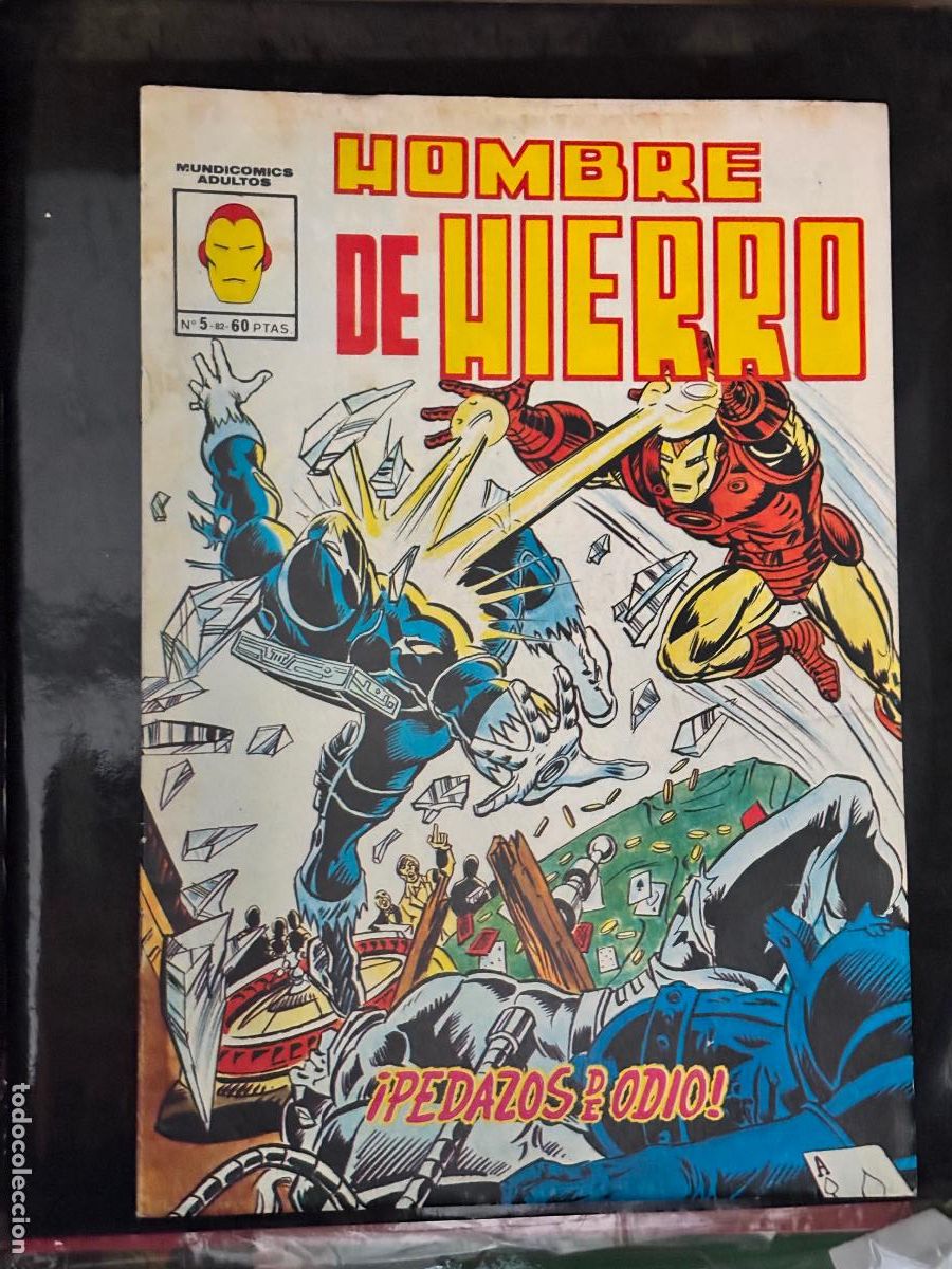 C&oacute;mics: HOMBRE DE HIERRO #5, PEDAZOS DE ODIO, MUNDICOMICS, 1.982