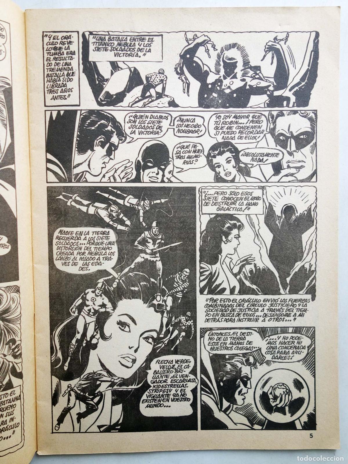 C&oacute;mics: CIRCULO JUSTICIERO 5 (Vvaa) V&eacute;rtice, 1980 - Foto 4