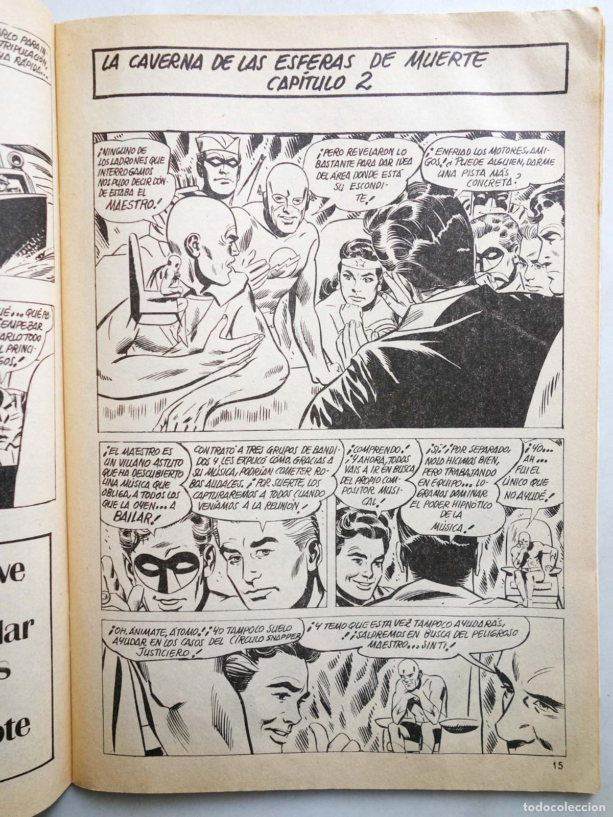 C&oacute;mics: CIRCULO JUSTICIERO 6 (Vvaa) V&eacute;rtice, 1980 - Foto 4