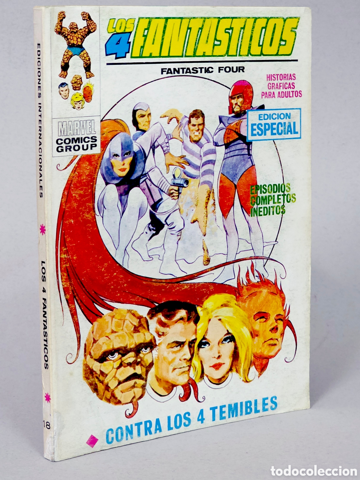 C&oacute;mics: C&Oacute;MIC LOS 4 FANTASTICOS 18 CONTRA LOS TEMIBLES VOL.1 VERTICE MARVEL VOLUMEN TACO NORMAL ESTADO