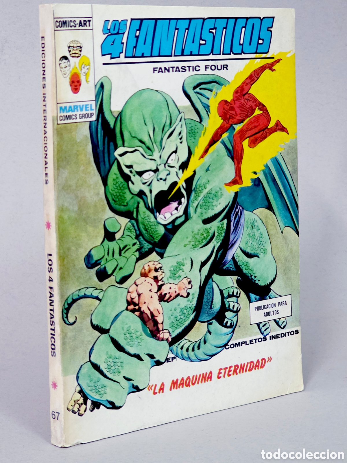 C&oacute;mics: C&Oacute;MIC LOS 4 FANTASTICOS 67 LA M&Aacute;QUINA ETERNIDAD VOL.1 VERTICE MARVEL VOLUMEN TACO BUEN ESTADO