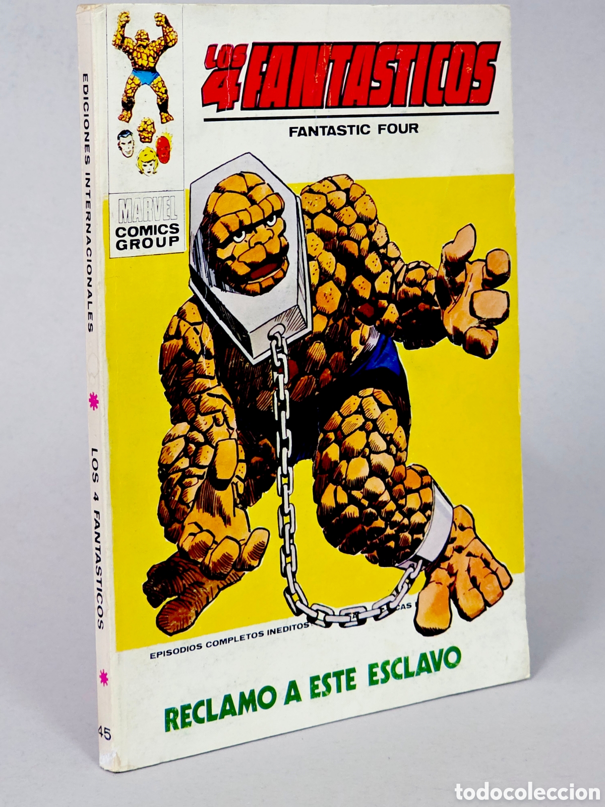 C&oacute;mics: C&Oacute;MIC LOS 4 FANTASTICOS 45 RECLAMO A ESTE ESCLAVO VOL.1 VERTICE MARVEL VOLUMEN TACO BUEN ESTADO