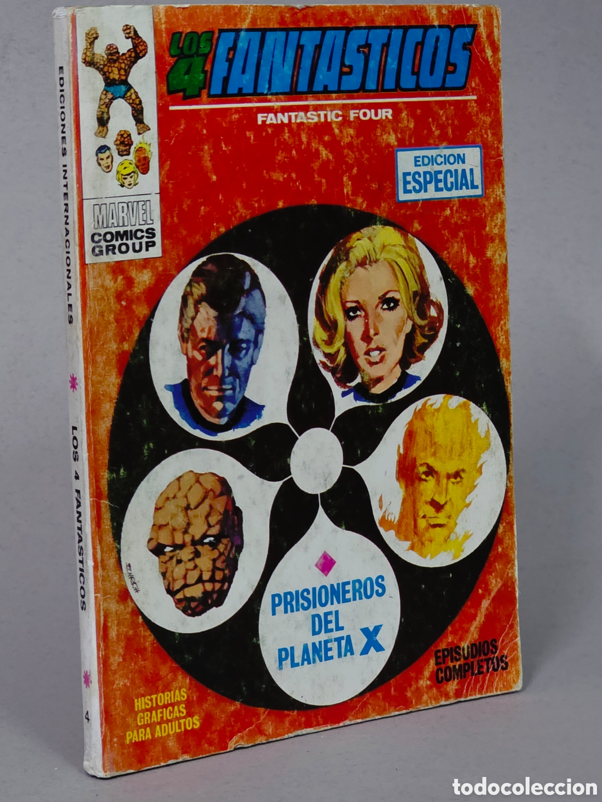 C&oacute;mics: C&Oacute;MIC LOS 4 FANTASTICOS 4 PRISIONEROS DEL PLANETA X VOL.1 VERTICE MARVEL VOLUMEN TACO BUEN ESTADO