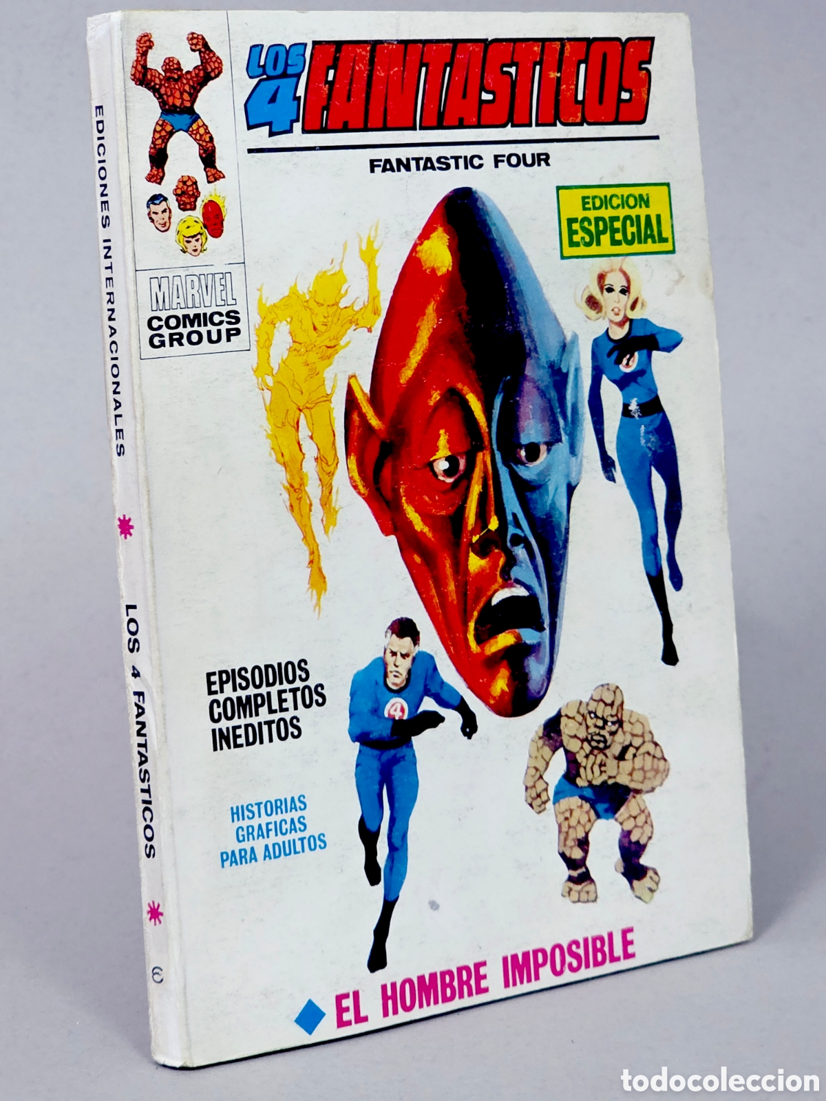 C&oacute;mics: C&Oacute;MIC LOS 4 FANTASTICOS 6 EL HOMBRE IMPOSIBLE VOL.1 VERTICE MARVEL VOLUMEN TACO BUEN ESTADO