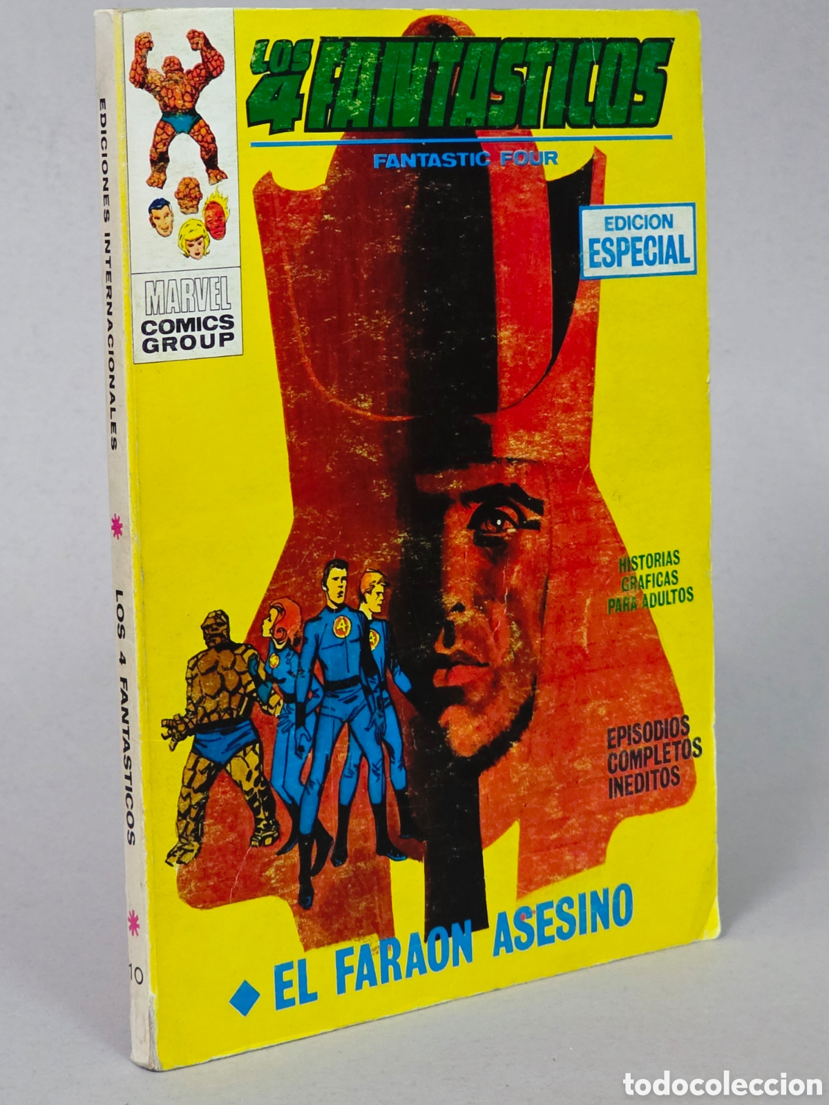C&oacute;mics: C&Oacute;MIC LOS 4 FANTASTICOS 10 EL FARA&Oacute;N ASESINO VOL.1 VERTICE MARVEL VOLUMEN TACO NORMAL/BUEN ESTADO
