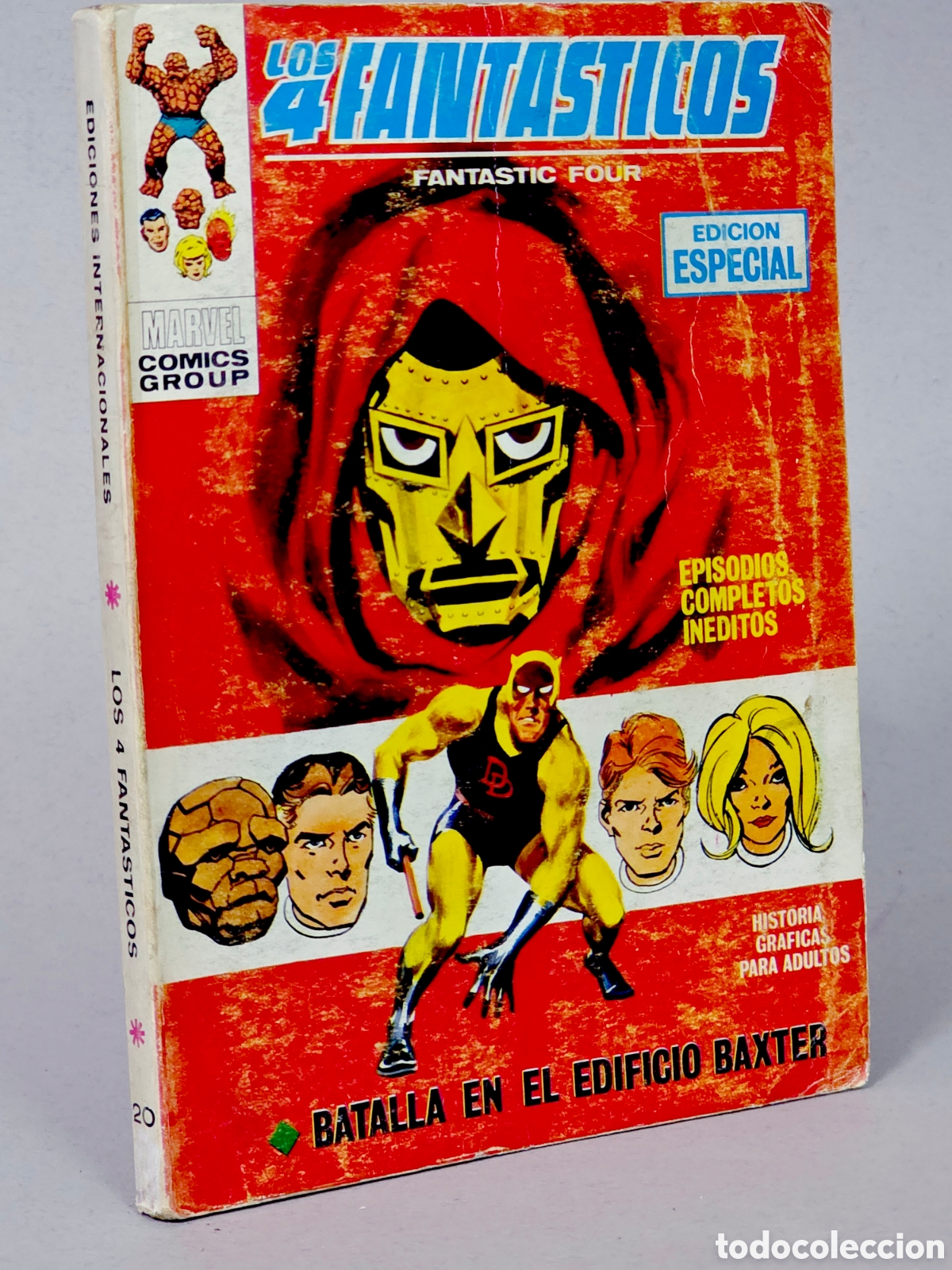 C&oacute;mics: C&Oacute;MIC LOS 4 FANTASTICOS 20 BATALLA VOL.1 VERTICE MARVEL VOLUMEN TACO NORMAL/BUEN ESTADO
