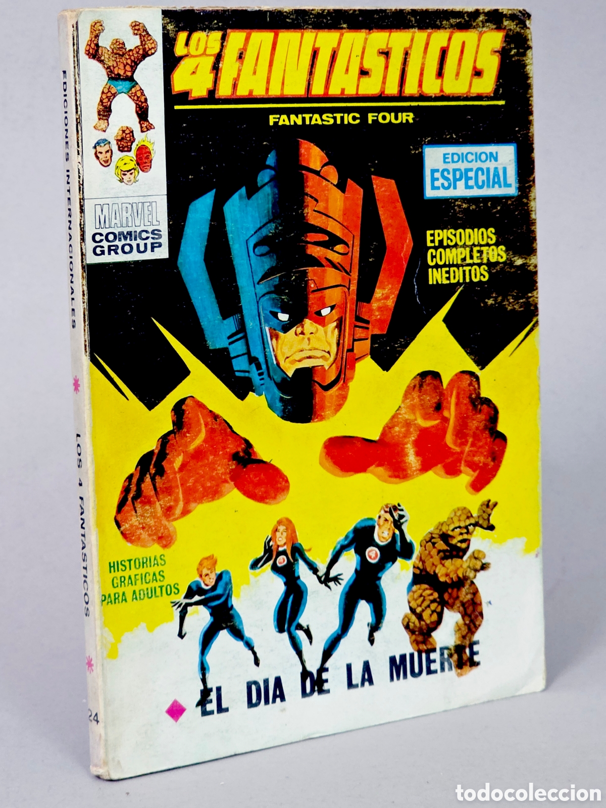 C&oacute;mics: C&Oacute;MIC LOS 4 FANTASTICOS 24 EL D&Iacute;A DE LA MUERTE VOL.1 VERTICE MARVEL VOLUMEN TACO NORMAL ESTADO
