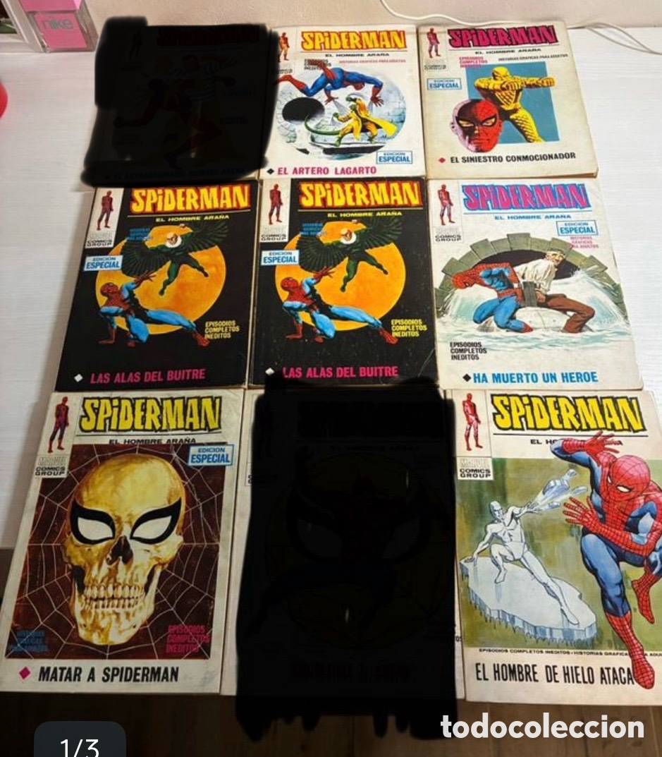 Comics: 7 c&oacute;mics Spiderman vol. 1 v&eacute;rtice