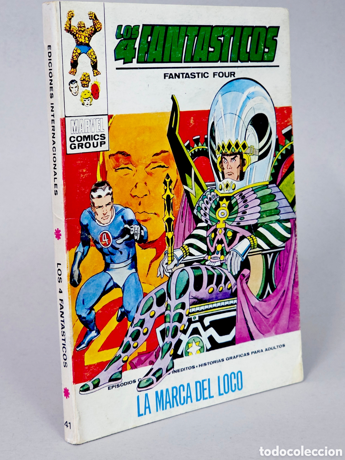 C&oacute;mics: C&Oacute;MIC LOS 4 FANTASTICOS 41 LA MARCA DEL LOCO VOL.1 VERTICE MARVEL VOLUMEN TACO MUY BUEN ESTADO