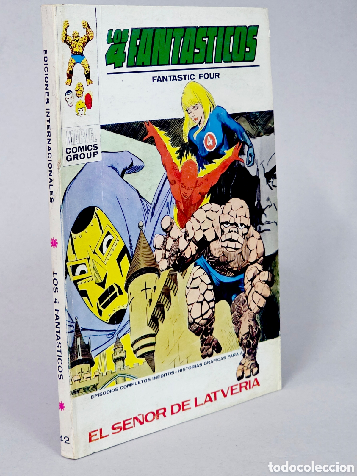 C&oacute;mics: C&Oacute;MIC LOS 4 FANTASTICOS 42 EL SE&Ntilde;OR DE LATVERIA VOL.1 VERTICE MARVEL VOLUMEN TACO MUY BUEN ESTADO