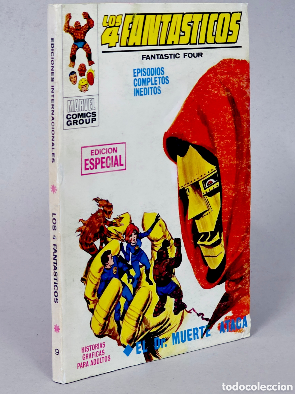 C&oacute;mics: C&Oacute;MIC LOS 4 FANTASTICOS 9 EL DR MUERTE ATACA VOL.1 VERTICE MARVEL VOLUMEN TACO CASI EXCELENTE ESTADO