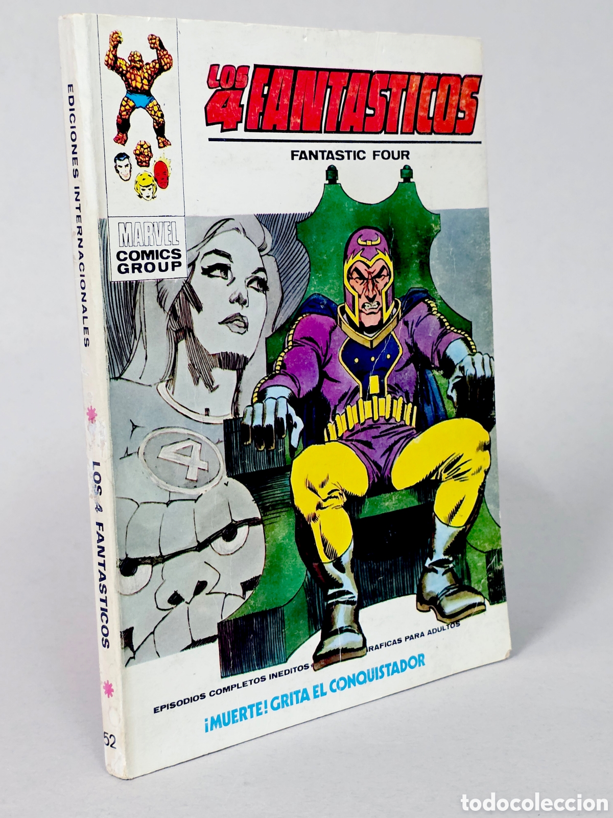 C&oacute;mics: C&Oacute;MIC LOS 4 FANTASTICOS 52 MUERTE GRITA VOL.1 VERTICE MARVEL VOLUMEN TACO BUEN ESTADO