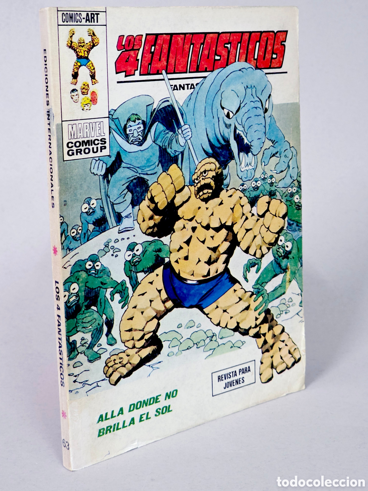 C&oacute;mics: C&Oacute;MIC LOS 4 FANTASTICOS 63 ALL&Aacute; DONDE NO BRILLA EL SOL VOL.1 VERTICE MARVEL VOLUMEN TACO BUEN ESTADO