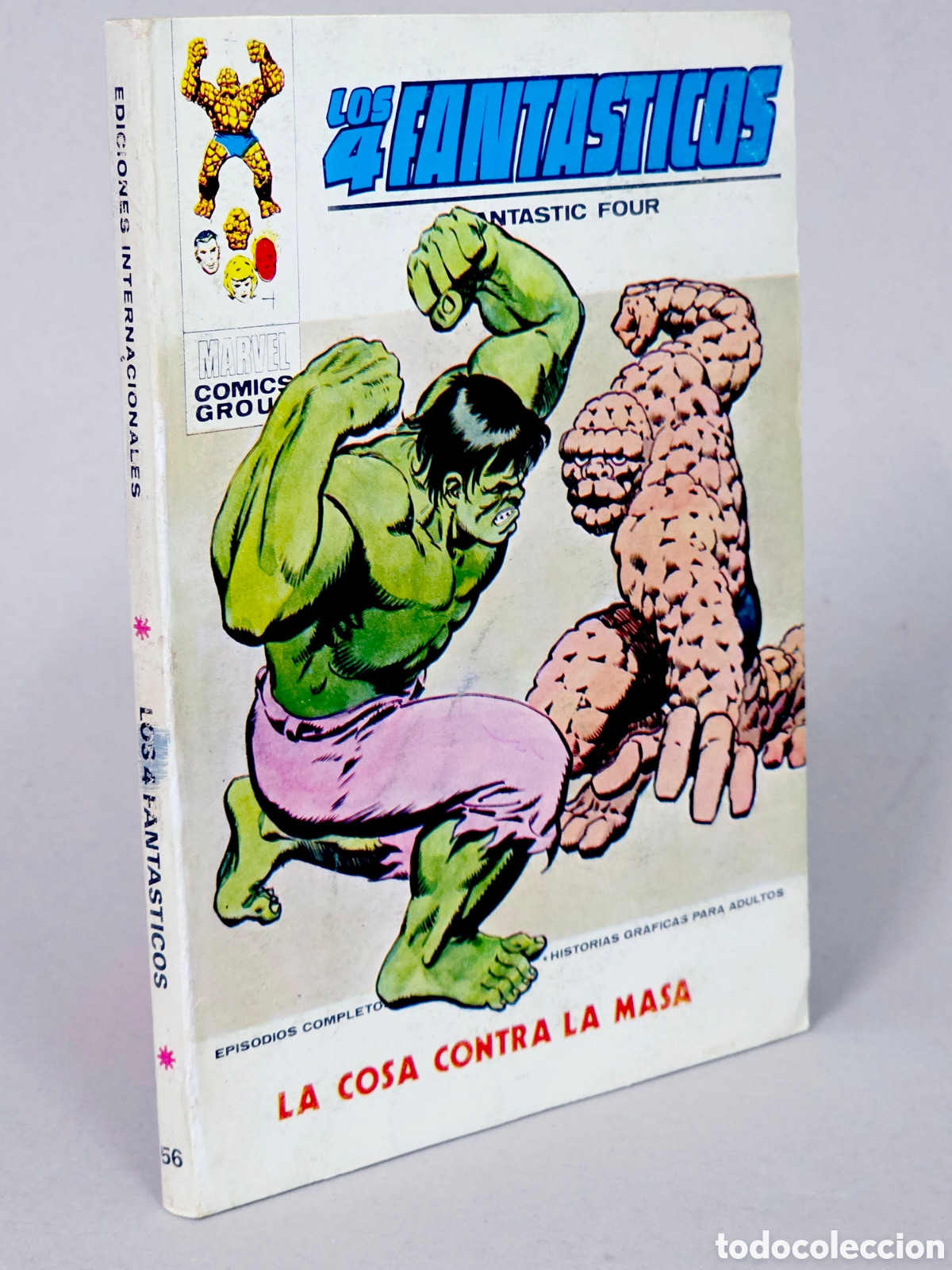 C&oacute;mics: C&Oacute;MIC LOS 4 FANTASTICOS 56 LA COSA CONTRA LA MASA VOL.1 VERTICE MARVEL VOLUMEN TACO MUY BUEN ESTADO