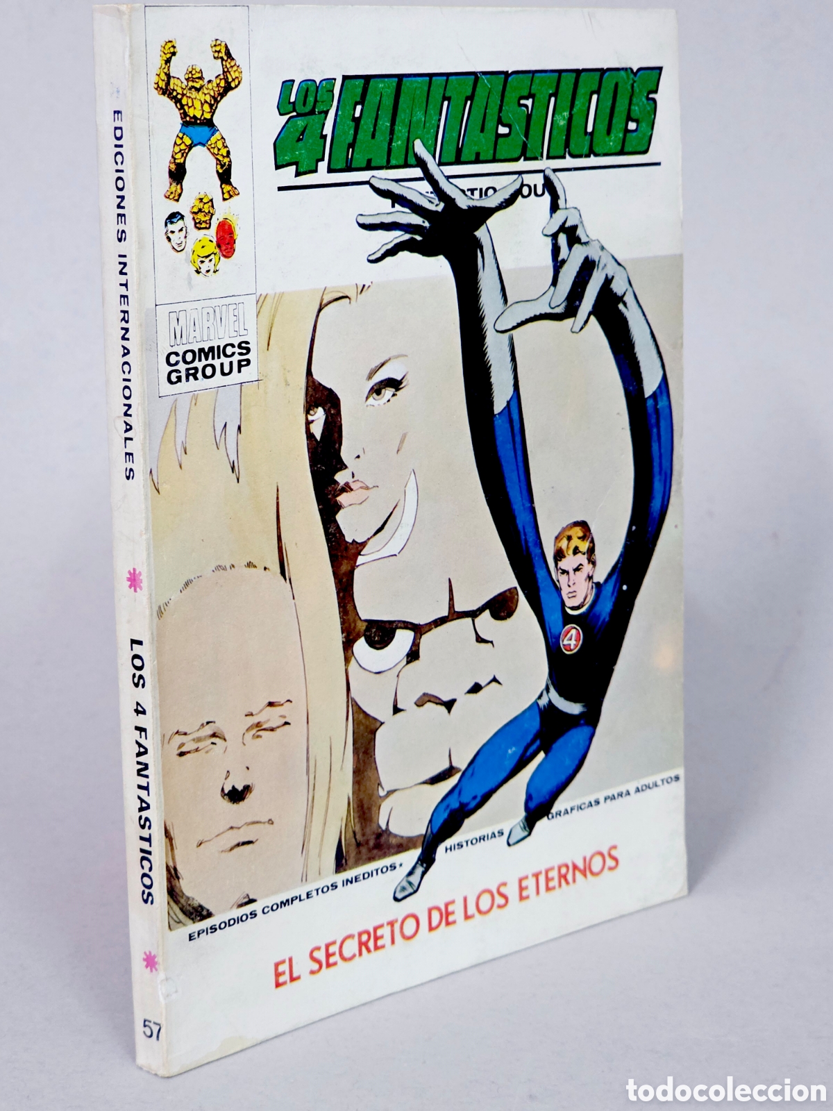 C&oacute;mics: C&Oacute;MIC LOS 4 FANTASTICOS 57 EL SECRETO ETERNOS VOL.1 VERTICE MARVEL VOLUMEN TACO MUY BUEN ESTADO