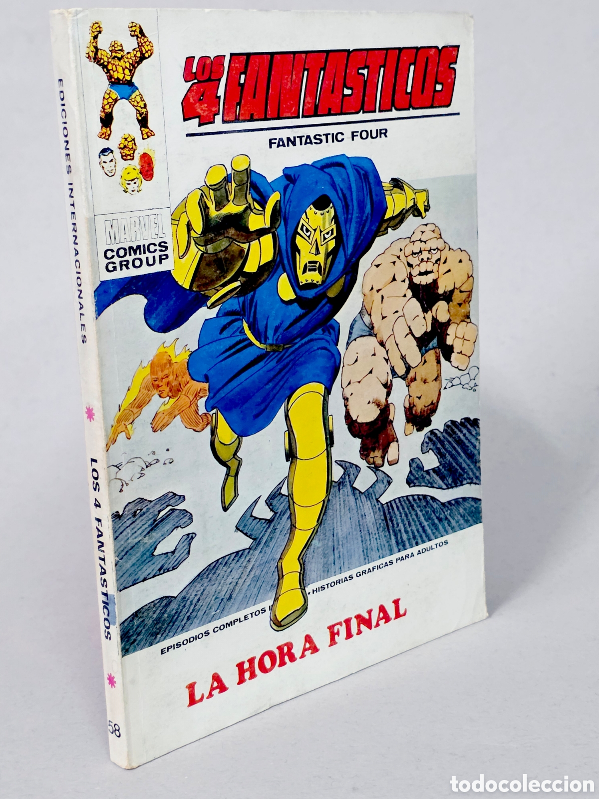 C&oacute;mics: C&Oacute;MIC LOS 4 FANTASTICOS 58 LA HORA FINAL VOL.1 VERTICE MARVEL VOLUMEN TACO MUY BUEN ESTADO