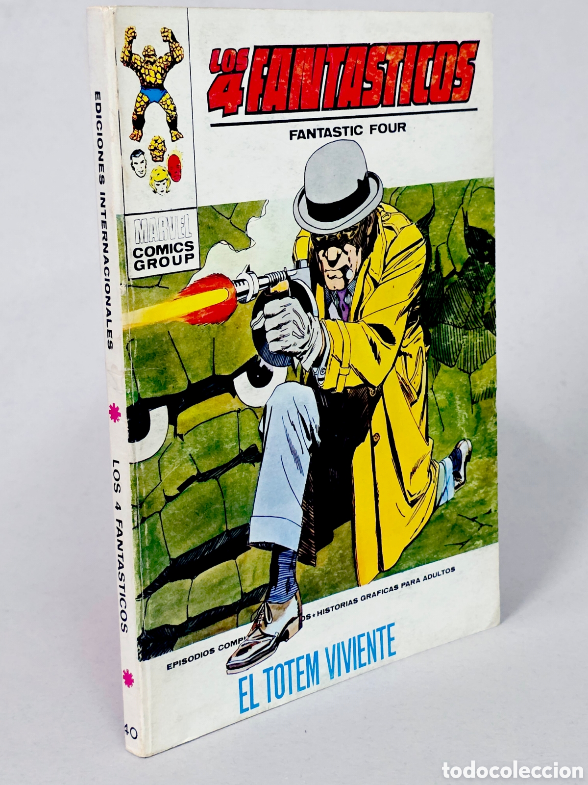 C&oacute;mics: C&Oacute;MIC LOS 4 FANTASTICOS 40 EL T&Oacute;TEM VIVIENTE VOL.1 VERTICE MARVEL VOLUMEN TACO MUY BUEN ESTADO