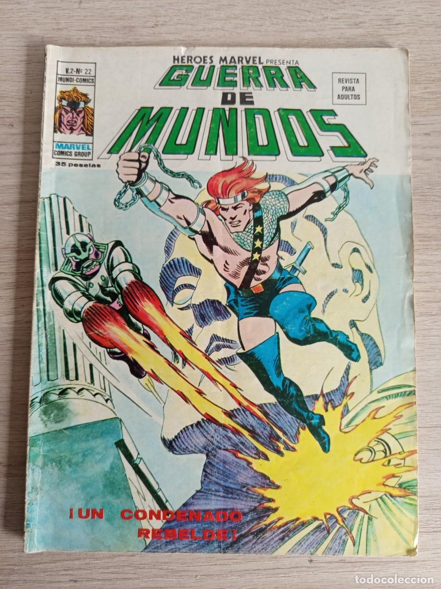 C&oacute;mics: HEROES MARVEL N&ordm; 22 VOL. 2. Guerra de Mundos &iexcl;Un condenado rebelde ! VERTICE. V. 2.