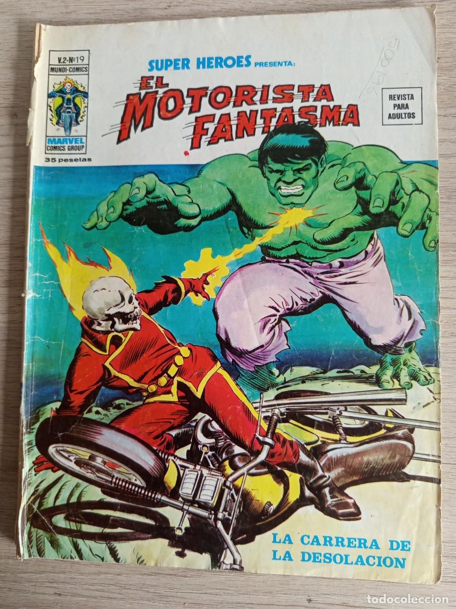 C&oacute;mics: SUPER H&Eacute;ROES. VOLUMEN 2. N&ordm; 19. EL MOTORISTA FANTASMA. V&Eacute;RTICE V.2.